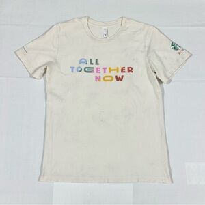 Starbucks Sz M Pride All Together Now T-Shirt Lady Gaga Limited Edition S/S Tee